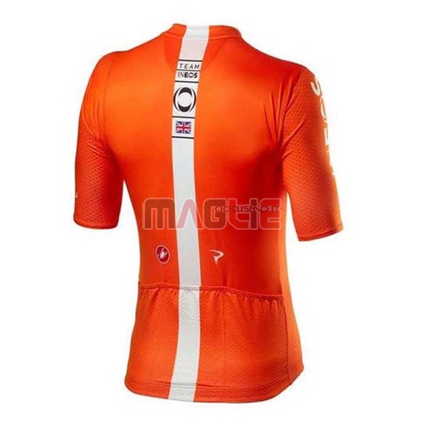 Maglia Ineos Manica Corta 2020 Arancione - Clicca l'immagine per chiudere